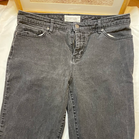 Sonoma size 14 short black straight leg jeans - Picture 2 of 5